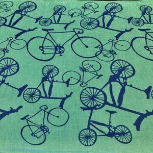 Bicycle Infinity Scarf - Green